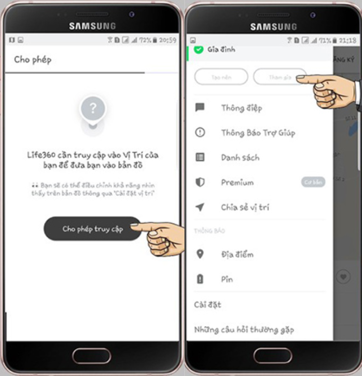 Cách tìm điện thoại Samsung bị mất tắt nguồn